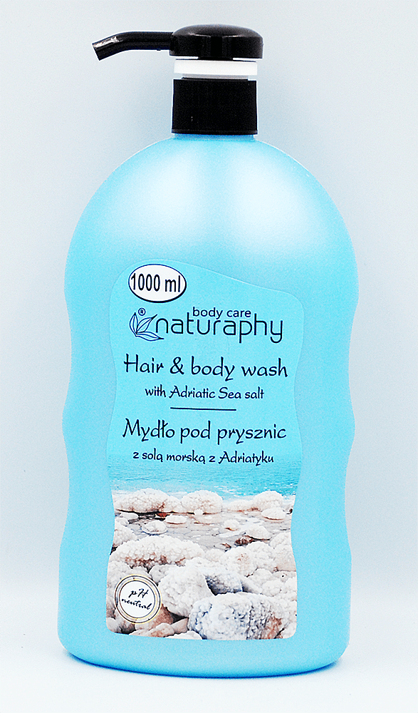 Naturaphy гель для душа с натуральной морской солью, 1000 мл