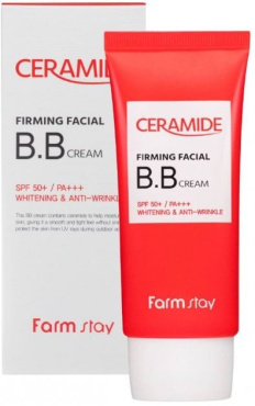BB-крем для обличчя FarmStay зміцнюючий з керамідами SPF 50, 50 г