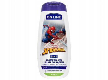 ON LINE Disney шампунь та гель для душу 3в1 Spiderman, 400мл
