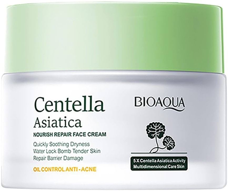 Крем для лица Bioaqua Centella Asiatica с азиатской центеллой 50 г