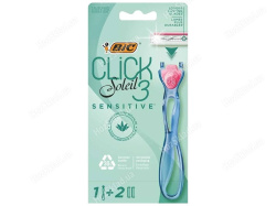 Станок жіночий Bic Click 3 Sensitive +2 картриджа, 3 леза