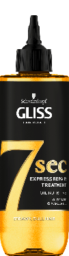 Экспресс-маска GLISS Oil Nutritive 7 секунд для тусклых волос 200 мл фото 1