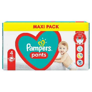 Pampers Pants підгузки - трусики Розмір 4 (9-15 кг), 48 шт фото 2