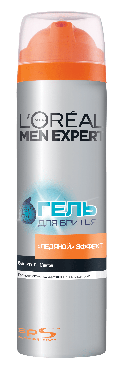 Гель для бритья L’Oréal Paris Men Expert Охлаждающий эффект, 200 мл