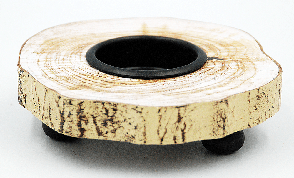 Свічник з принтом дерева,1шт