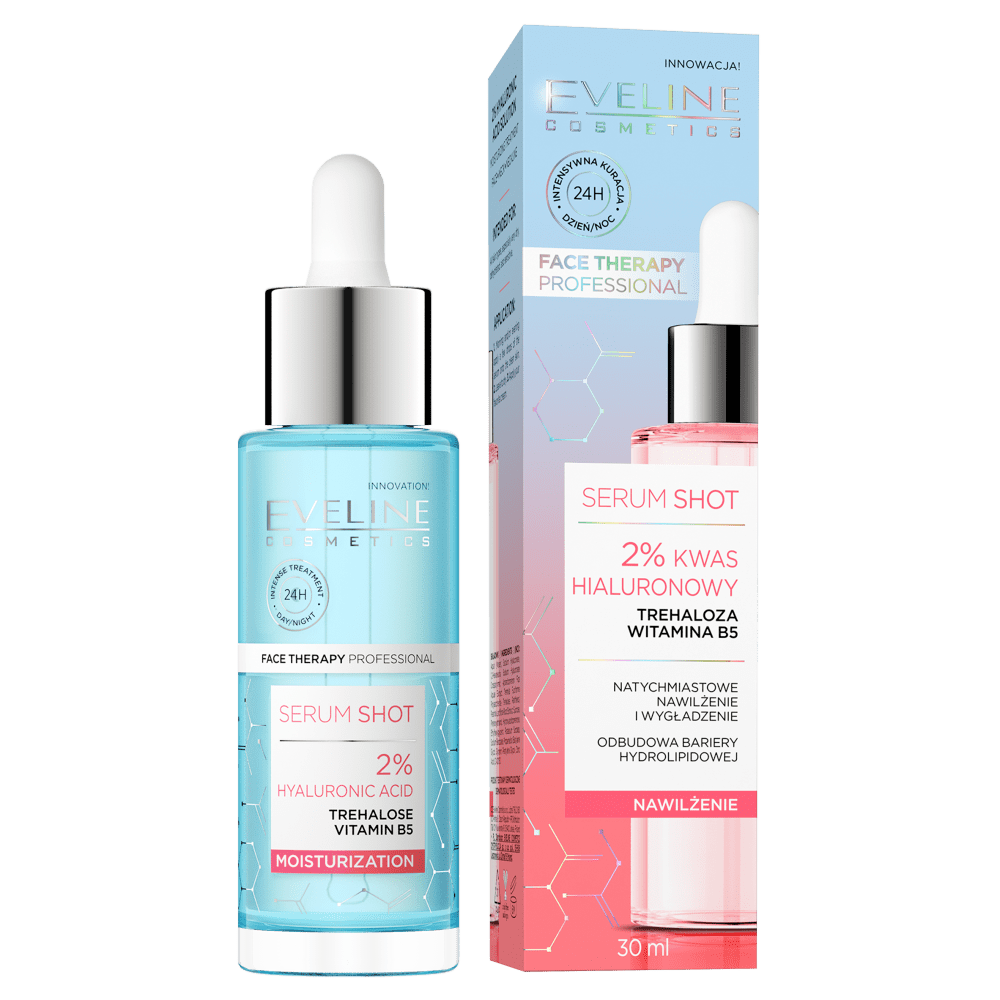 Сыворотка для лица Eveline с гиалуроновой кислотой 2% Serum Shot, 30 мл