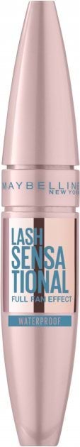 Тушь для ресниц Maybelline Lash Sensational водостойкая для совершенного объема, 9,4мл черная,