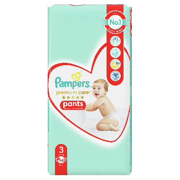 Pampers Premium Care Pants підгузки - трусики Розмір 3 (6-11 кг), 48 шт фото 1