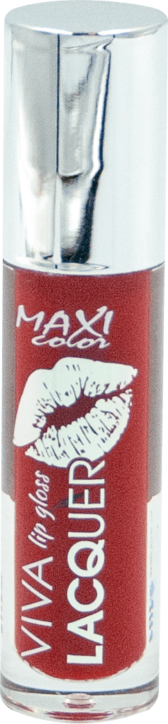 Помада для губ жидкая глянцевая Maxi Color Viva Lacquer Lip Gloss, 4.5 мл