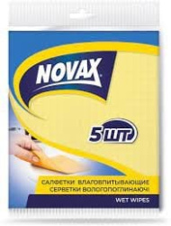 Серветки Novax вологопоглинаючі, 5 шт