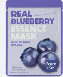 FarmStay тканевая маска для лица с экстрактом черники, 23мл
