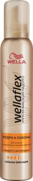 Wellaflex пена для вол.кудры и локоны с.фикс.200мл