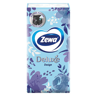 Zewa Deluxe Design носовые платки бумажные 3 слоя 1 упаковка фото 3