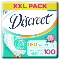 Щоденні гігієнічні прокладки Discreet Deo Water Lily, 100 шт