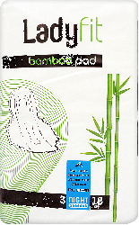 Прокладки гігієнічні Ladyfit Bamboo Night, 18 шт