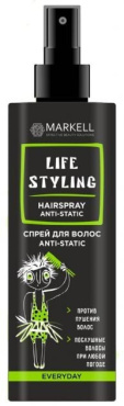 Спрей для волосся Markell Anti-Static, 195мл