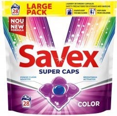 Капсулы для стирки Savex Premium Color 28 шт
