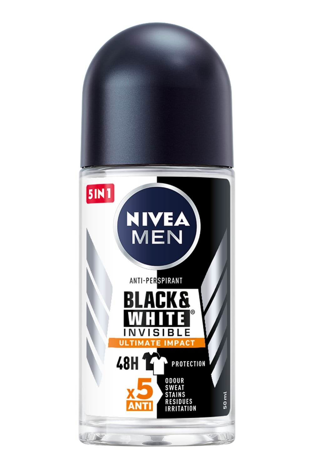 Антиперспирант NIVEA MEN Черный и Белый ULTIMATE IMPACT, шариковый 50 мл
