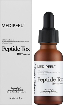 Сироватка пептидна Medi-peel peptide tox bor ampoule проти зморшок 30 мл фото 1