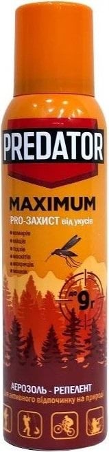 Аерозольний репелентний засіб Predator Maximum 150 мл