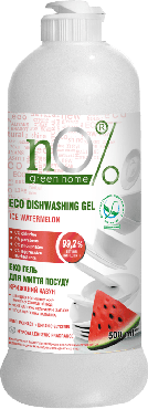 Еко-гель для миття посуду nO% green home крижаний кавун 500 мл