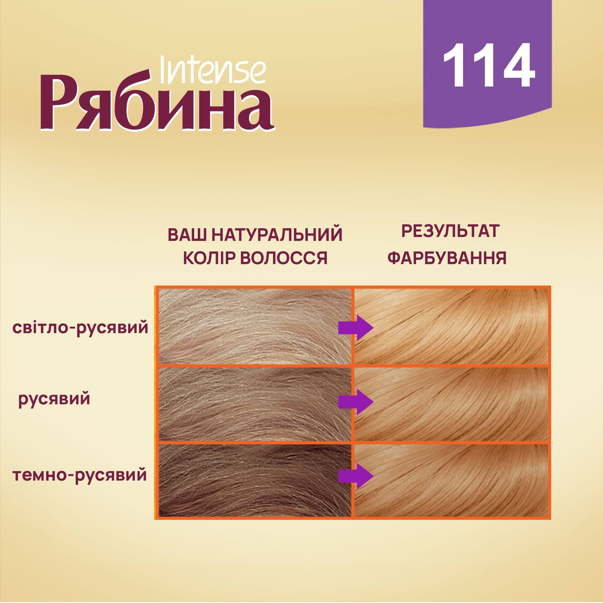 Крем-краска для волос Рябина Intense Карамель, 133 мл