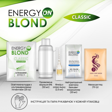 Освітлювач для волосся Acme Energy Blond Classic ,112,5 мл фото 2