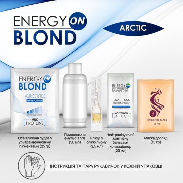 Освітлювач для волосся Acme Energy Blond Arctic ,112,5 мл фото 2