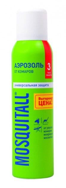 Аэрозоль Mosquitall от комаров Универсальная защита, 150 мл