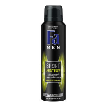 Антиперспирант Fa Men Sport Energy Boost Спрей мужской 150 мл