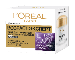 Антивіковий Крем L’Oréal Paris Skin Expert Вік Експерт денний догляд для всіх типів шкіри 55+, 50 мл