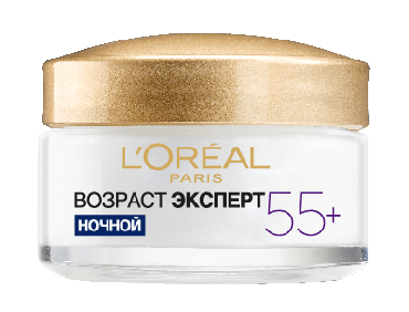 Антивіковий Крем L’Oréal Paris Skin Expert Вік Експерт нічний догляд для всіх типів шкіри 55+, 50 мл фото 1