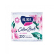 AURA Beauty ватні палички BioDegradable п/е, 200шт