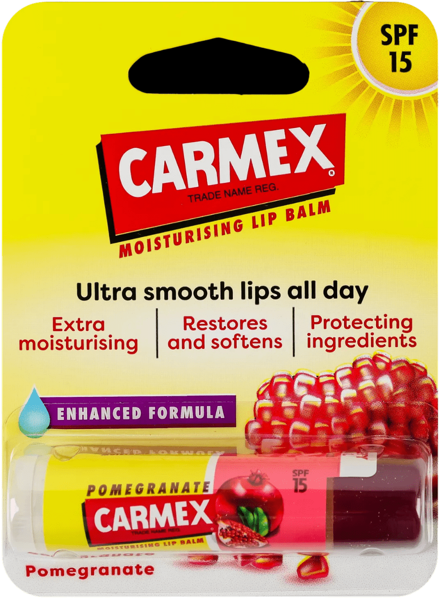Бальзам для губ Carmex pomegranate из SPF 15 гранат 4.25 г