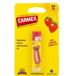 Бальзам для губ Carmex Клубника из SPF15 Strawberry, 4,25г