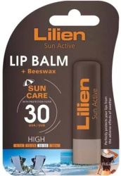 Бальзам для губ Lilien Sun Active SPF 30. 4 г