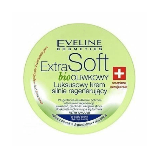 Крем для обличчя Eveline Extra Soft bio,інтенсивно відновлючий 200 мл
