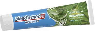 Зубная паста Blend-a-Med Комплекс с ополаскивателем Свежесть трав Мята и чабрец, 140 мл