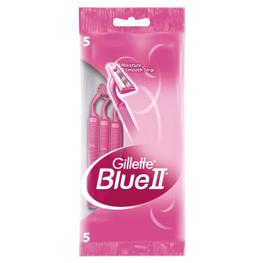 Бритви одноразові для жінок Gillette Blue 2, 5 шт фото 1