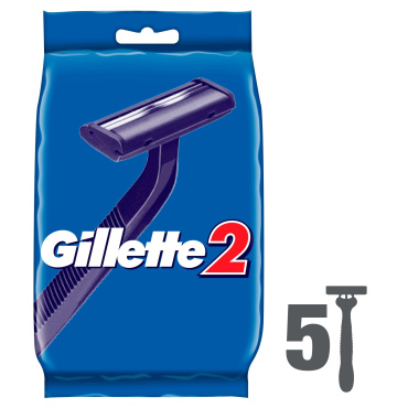 Бритви одноразові Gillette 2 (5 шт) фото 7