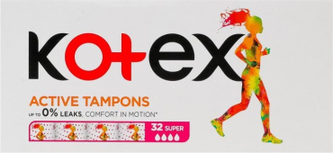 Тампоны Kotex Active Супер 32 шт