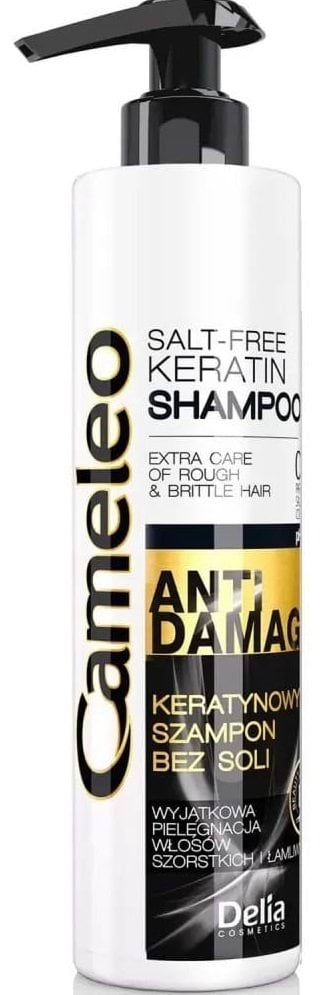 Шампунь Delia Cameleo реконструкция для поврежденных волос Mini кератиновый 50 мл