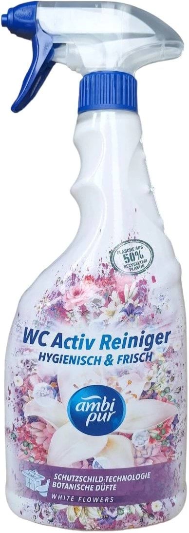 Засіб для чищення ванної кімнати Ambi Pur білі квіти 750 мл