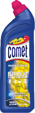 Універасальний очищуючий гель Comet Лимон, 850 мл
