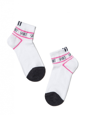 Шкарпетки дитячi ACTIVE 13С-34СП, р.22, 316 білі-рожевий