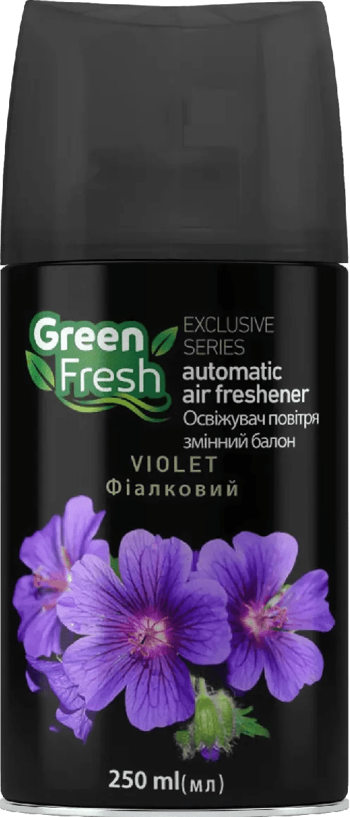 Освежитель воздухопеременный Green Fresh баллон фиалковый 250 мл