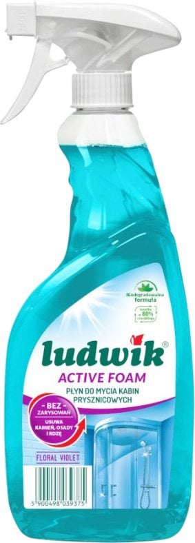 Средство для мытья душевых кабин Ludwik с активной пеной 600 мл