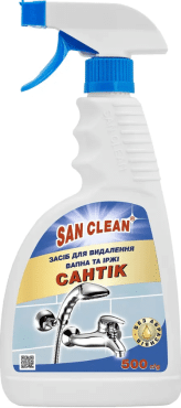 Засіб для чищення Сан Клин для видалення іржі з розпилювачем 500 мл
