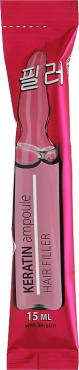 Филлер для волос LADY WOW Keratin ampoule с кератином 15 мл