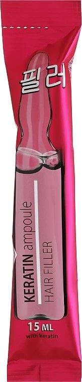 Філер для волосся LADY WOW Keratin ampoule з кератином 15 мл